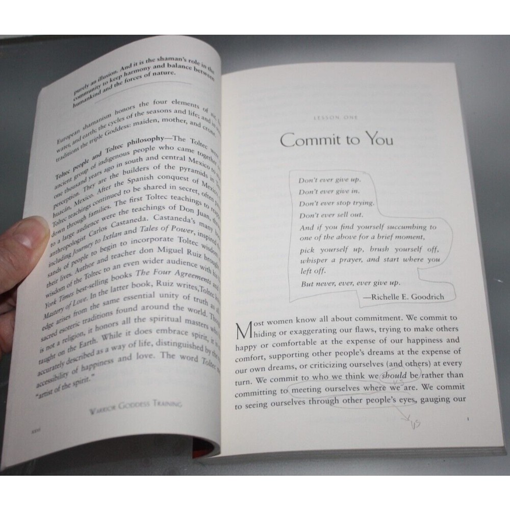 Warrior Goddess Training: Become the Woman You Are Meant to Be Paperback Amara - Picture 4 of 4